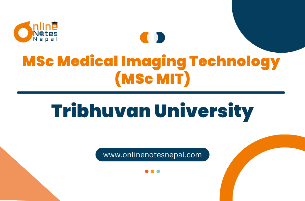 MSc Medical Imaging Technology (MSc MIT)